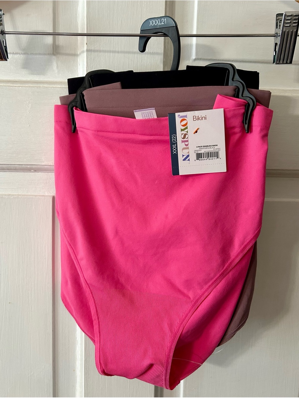 Womens Joyspun 3-Pack Bikini Panties New Size XXXL 22